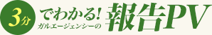3分でわかる!ガルエージェンシーの報告PV